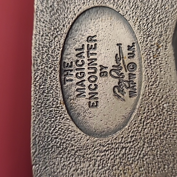 Myth and Magic The Magical Encounter Pewter Dragon Wizard Crystal Figure - Picture 5 of 7